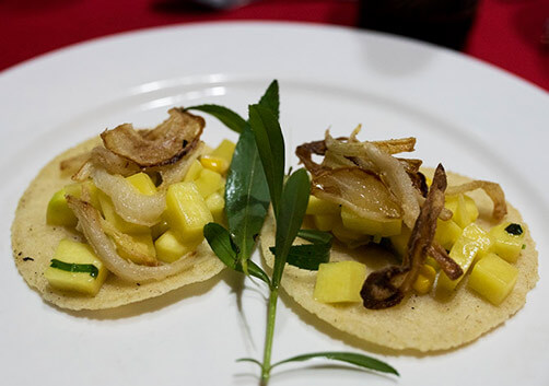 Creative food, locally-sourced produced food. Copey's valley, Costa Rica